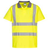 Portwest Eco Hi-Vis Polo Shirt Short Sleeve SMALL (Single)